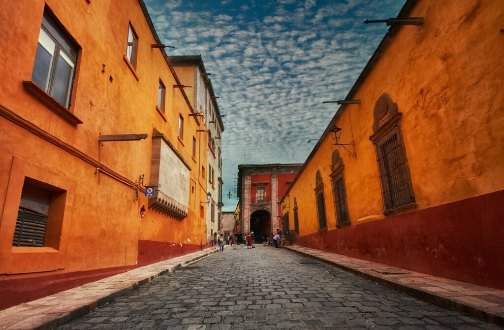 Calles de San Miguel de Allende, Querétaro. 