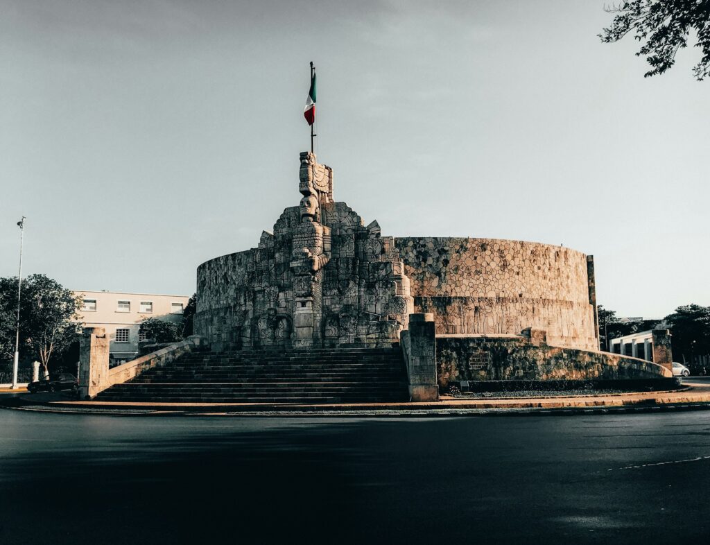 Paseo de Montejo, Mérida Yucatán, México.